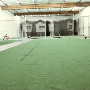 INDOOR BATTING CAGES