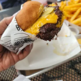 The schmurger... Look at that