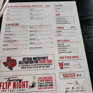 sushi and sashimi, menu