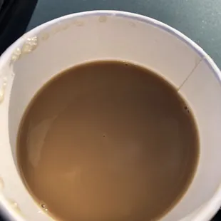 a cup of coffee