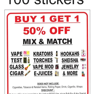 Buy 1 Get 1 50% off Deal