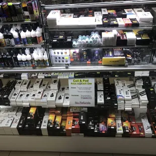 Pod coil etc biggest coil pod selection guarantee we got your pod and coil and if we do not you get 50% devices