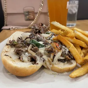 Cheesesteak sandwich