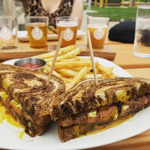 Fried Bologna Sandwich