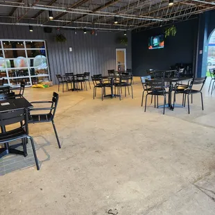 Covered outdoor seating