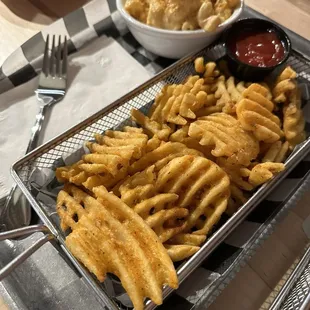 food, waffles