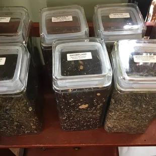 Tea selection