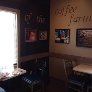 Side room with tables