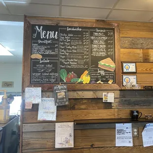 Menu board