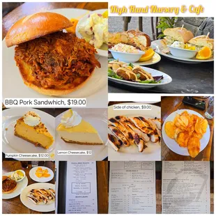 High Hand Cafe - foods &amp; menu at a glance