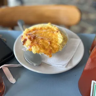 a plate of food on a table