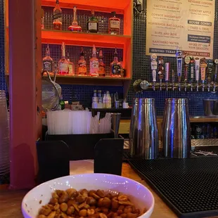 Bar with complimentary nuts