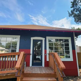 Front door on Craig St.