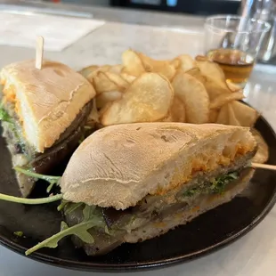 Roasted Eggplant Sandwich