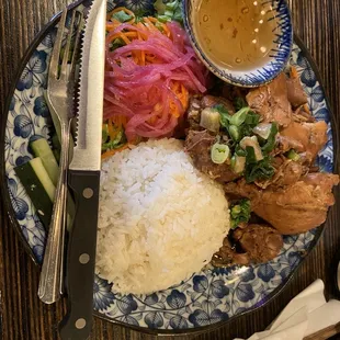 (RICE) Lemongrass Chicken