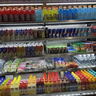 Lots of drink choices