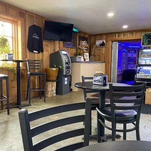 the interior of the restaurant