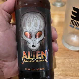 Yummy beer from Mars!