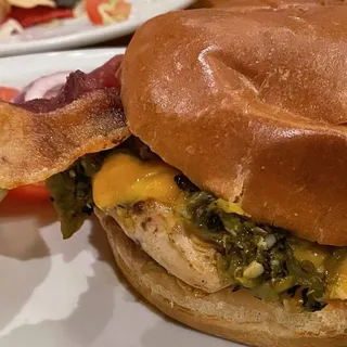 Green Chile Bacon Chicken Sandwich