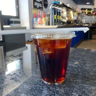 Cold brew with Sugar free vanilla