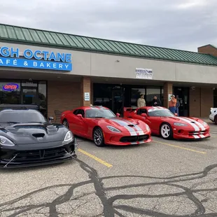 cars parked outside