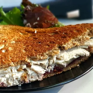 THANKSGIVING $10.50 Turkey, Cranberry &amp; Brie on Honey Grain, 1/2 portion