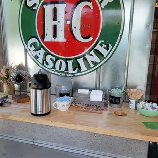 Drip coffee and coffee bar