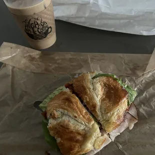 Cranberry Turkey Bacon Croissant AMAZING!