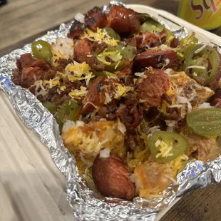 a plate of food on a table