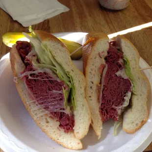 Hot Pastrami Sandwich