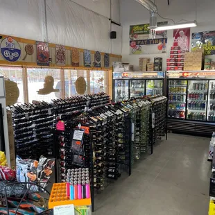 a wide selection of liquor