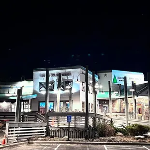 Building at night