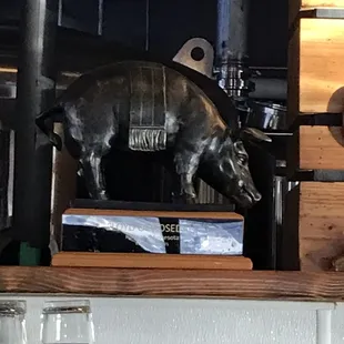 Floyd of Rosedale mini trophy.