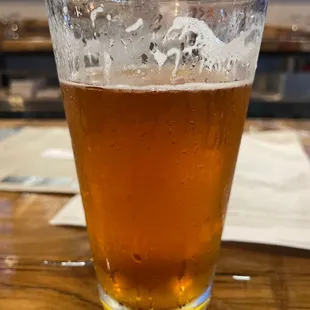 Honey pines blonde ale.