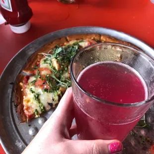 Prickly pear seltzer