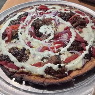 Up In Smoke pizza. Behold it's glory. It tastes even more heavenly than it looks.