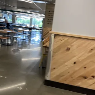 the interior of a restaurant