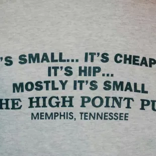 Pub has a great slogan.