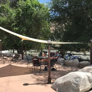 Riverside patio, the absolute best