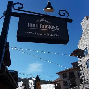 a sign for a wine bar