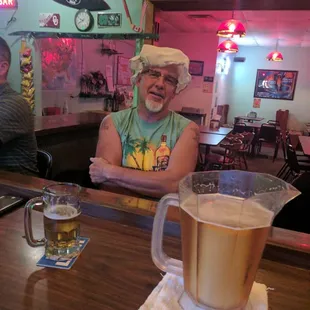 You can always trust the advise of the man in the bar towel beret.