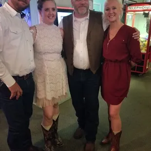 Good Friends celebrating their Wedding Day with us after the festivities!