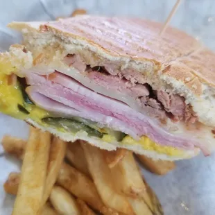 Tasty cuban sandwich