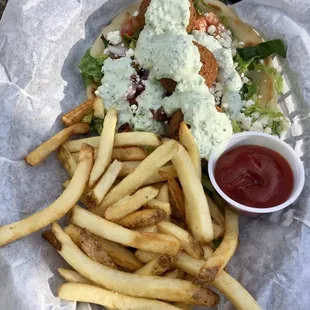 Falafel sandwich
