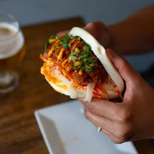 Fried Chicken Bao