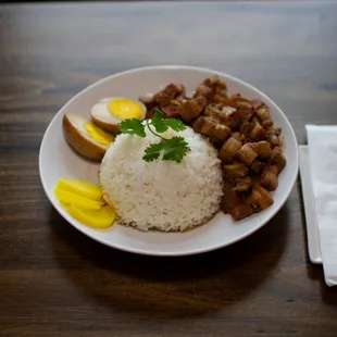 Braised Pork Belly Over Rice (Lu Rou Fan)