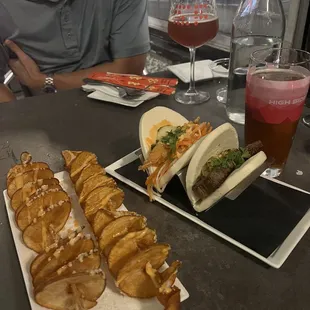 Shrimp Tempura Bar Bun Sandwich