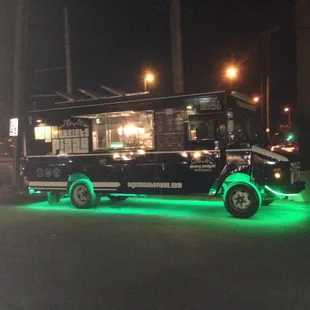 The truck at night!