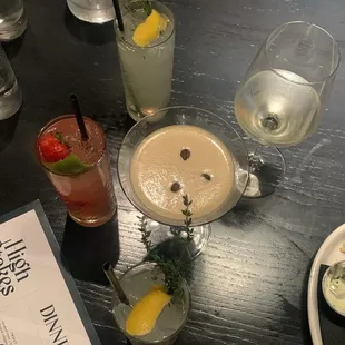 Espresso martini, Pinot Grigio, Safe Bet