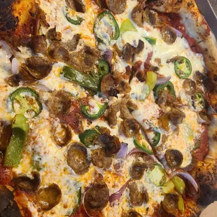 The sausage is so good and they even have Serrano peppers!!